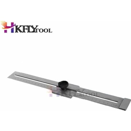 Marking Gauge Mark Scraper Tool 0-250mm Length Screw Cutting For Woodworking Measuring Graduation 0.1mm Carbon Steel 40mm Wide