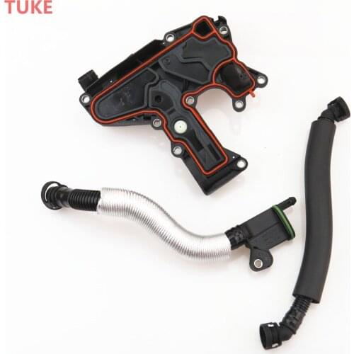 RWSYPL Oil Water Separator + Exhaust Vent Hose For Eos Passat Tiguan Golf MK6 A4 A5 Q5 06H 103 495 B 06J 103 221 B 06H103226A