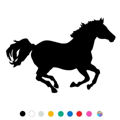 Horse Car Sticker Cowboy Anmails Decal For Cars Auto Motorcycle Bumper Window Door Body JAYJOE Vinyl Car Stickers