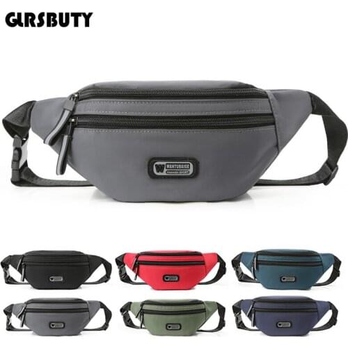 2021 Men Women Waist Banana Bag Bum Hip Fanny Pack Sling Chest Crossbody Pouch Travel Hiking Daypack Phone Key Holder Boy Girl
