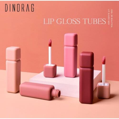 10Pc/Lot Lip Gloss Tubes DIY Empty Bottle Matte Square Packaging Cosmetics Lip Gloss Containers Makeup Tool Bulk Wholesale