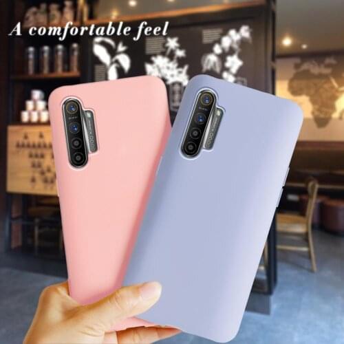 For Realme X2 Case Candy Silicone Back Cover For Realme X2 Pro RealmeX2 X 2 Pro XT Soft TPU Phone shell Capas