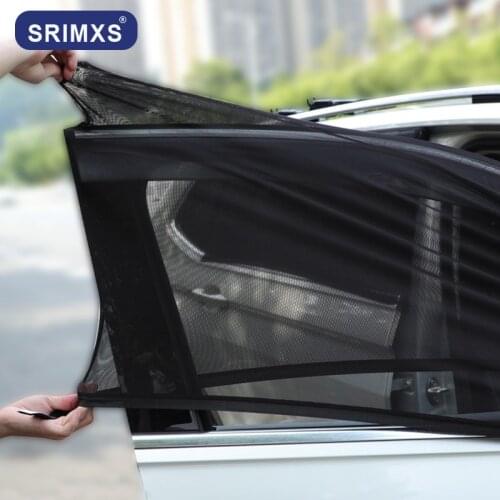 Sunshade Car Window Shades Mosquito Net Sun Cover Rear Side Kids Baby Uv Protect Perspective Block Mesh Sun Shade for Car Window