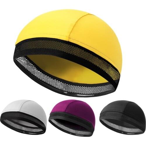 Ice Silk Sports Hat Skin-friendly Soft Bandana Breathable Mesh Sunscreen Bandana Outdoor Sporting Cycling Headwear