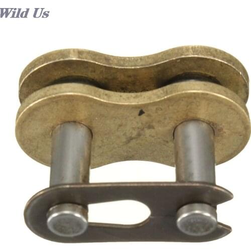 For ATV Motorbike Dirt Bike 530H Heavy Duty Chain Gold Connecting Master Links with O-Ring Motor Chain Connector Joint Clip Lock