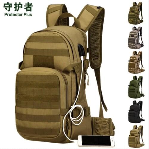 Tactical Backpack Protector Plus/S439 Nylon 25L Sports Bag For 2L/2.5L Water Bag Military Trekking Pack Outdoor Hiking Bag
