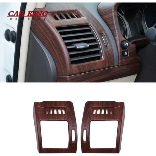 For Toyota Land Cruiser Prado 150 interior Front panel cover decoration car air outlet trim accessories styling parts 2018-2020
