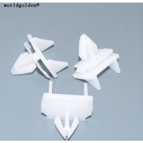 Worldgolden 100pcs auto fasteners Rocker Penal Retainer for CHRYSLER 55157069-AB 55157069AB