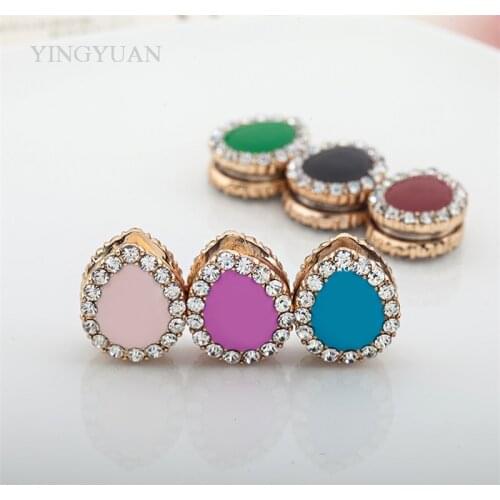 XT59-64 12pcs Fashion Magnet Brooches Pin Scarf Buckle Metal Muslim Headwear Abaya Khimar Magnetic Hijab Scarf Magnet