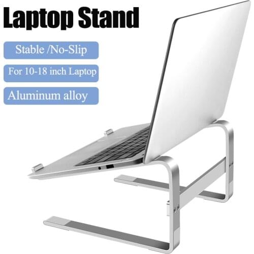 Laptop Stand Aluminum Notebook Riser Holder For Macbook Pro Desk Holder Bracket Notebook Support Cooling Stand Stable No-Slip