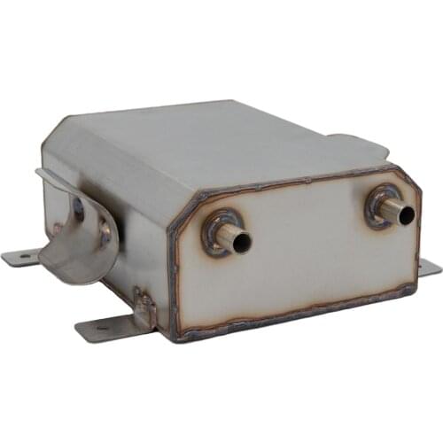 AUTO 3.5 L Stainless Steel FUEL PUMP SURGE TANK Fuel Tank Fuel 1/4 Mile Turbo E85 OCT-1123-SI