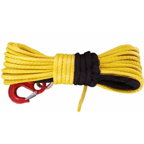 Free Shipping 14mm*30m Synthetic Winch Rope for Offroad Parts, ATV Winch Cable,Winch Rope 12mm,Plasma Rope