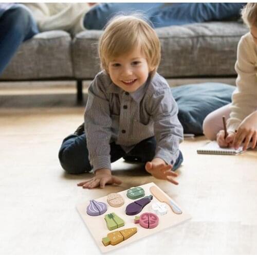 Kitchen Cut Food Kids Toy Fruits And Vegetables Educational Toy For Kids Parent-child Interactive Learning Education Fidget Toys