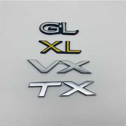 For Toyota Land Cruiser Prado GX XL VX TX Rear Trunk Tailgate Emblem Logo Letters Auto Decals