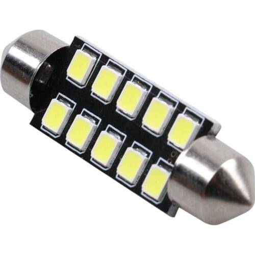 Double-pointed 39MM 10lights LED reading light LED roof light 2835 SMD license plate light