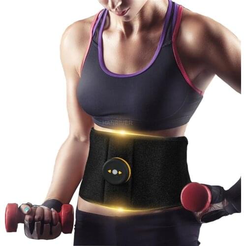 EMS Wireless Abdominal Abs Toning Belt Vibration Fitness Massager Slimming Body Belts Electric Muscle Stimulator Trainer belt