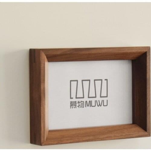 Solid wood photo frame 6 inch desktop puzzle photo frame high-end wall-mounted photo high-end wood picture frame