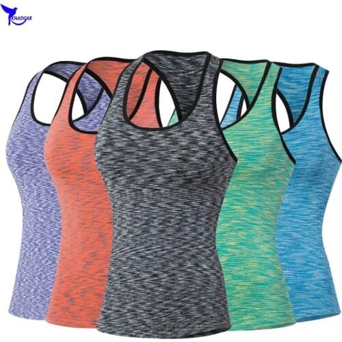 Compression Running Tank Tops Women Gym Fitness Yoga Vest Quick Dry Singlets Bodybuilding Jogging Clothes Sport Sleeveless Shirt