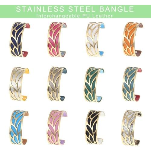 Cremo Lotus Fashion Bracelet Gold Femme Manchette Interchangeable love Stainless Steel Bracelets Bangles Women 13 Color Pulseras