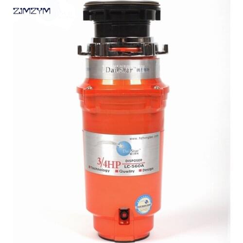 1000ml no noise design kitchen food garbage processor disposal crusher food waste disposer DC permanent magnet motor LC-560A