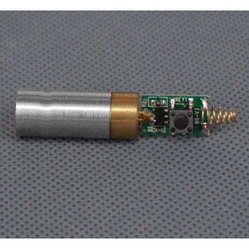 LETAOSK 532nm 50mW Green Laser DOT Module Diode with Light Free Driver & Spring For LAB Steady Working