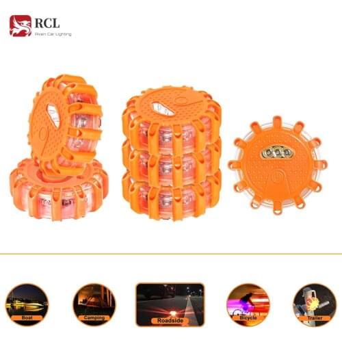 Magnetic Emergency Roadside Safety Light IP44 LED Road Flare LED Safety Flare Flashlight Warning Night Lights Beacon Lamps