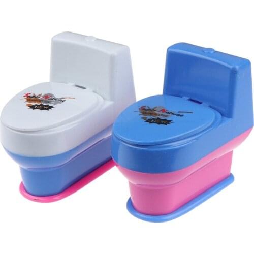 Mini Funny Prank Squirt Spray Water Toilet Closestool Joke Gag Toy Desktop Gift Kids Children Baby Toys