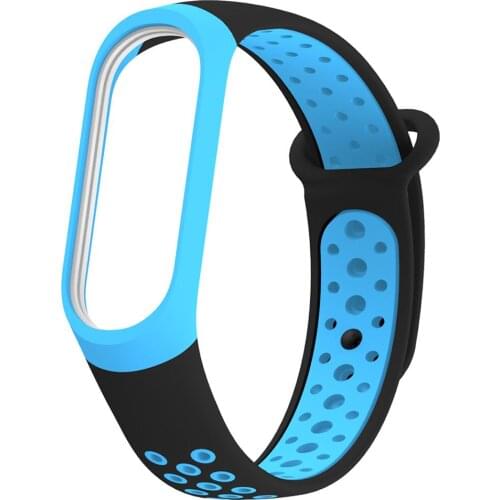New Mi Band 3 4 Soft Silicone Sport Replacement Band Strap for Miband 3 4 Men Bracelets Smart bracelet strap wrist strap