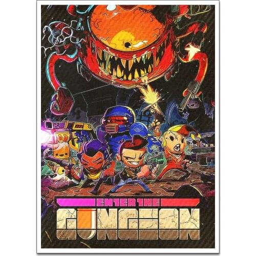 Enter The Gungeon Poster Canvas Painting Nordic Wall Art Pictures Living Room Home Decor No Frame Bathroom Decoration