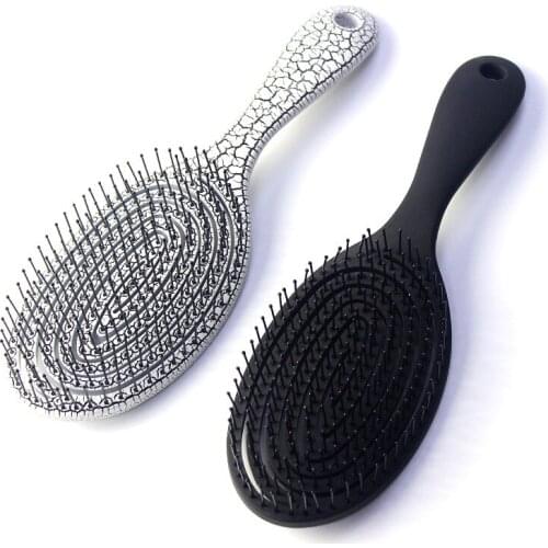 Anti-Static Relaxing elastic massage Comb Portable Hair Brush Massage Brush Magic Brushes Head Combs