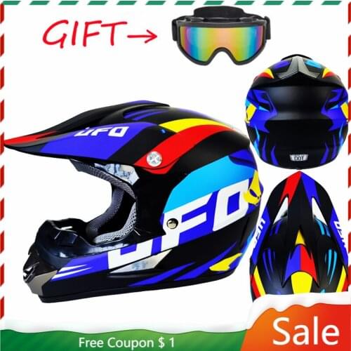Professional Childrens Lightweight Motocross Helmet Racing Off-road ATV Capacete Moto Casco Bicycle Downhill DH Cross Helmet