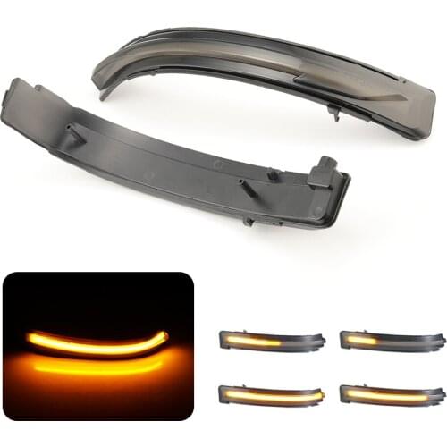 2pcs LED Side Mirror Dynamic Turn Signal Sequential Light for Nissan Qashqai X-Trail Juke F15 SUV
