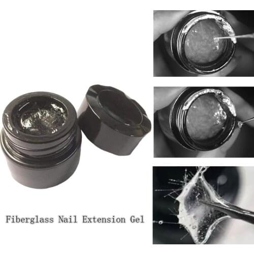 Nails Fiberglass Extension Glass Hard Jelly Quick Building UV Gel Nail Extend Poly Acrylic gel Soak Off Nail Builder Gel