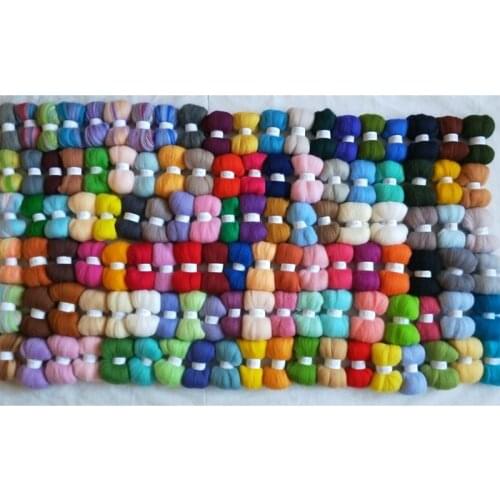 WFPFBEC felt 50g 100g 150g 200g 300g 500g wool for needle felting wool fiber diy crafa