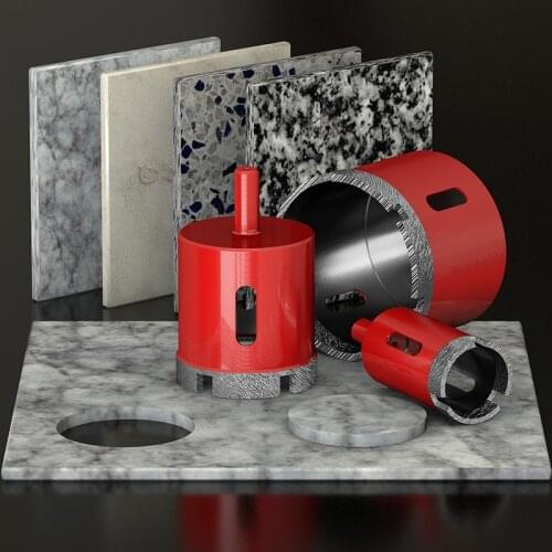 1PC 6 - 100mm 8mm 28mm Marble Opener Diamond Core Bit Hole Saw Drill Bit for Marble Granite Brick Tile Ceramic Concrete Drilling