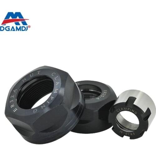 1pcs precision ER MS collet nut ER8 ER11 ER16 ER20 ER25 ER32 ER40 NUT spring collect nut clamping CNC milling engraving machine