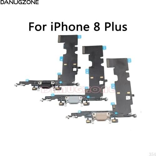 10PCS/Lot For iPhone 8 Plus 8G 4.7 5.5 inch USB Charge Dock Connector Charging Port Jack Socket Plug Flex Cable