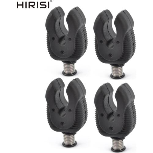 4 x Black Rubber fishing rod rest head Butt Rest Head Gripper Fishing Rod Holder carp Fishing accessories