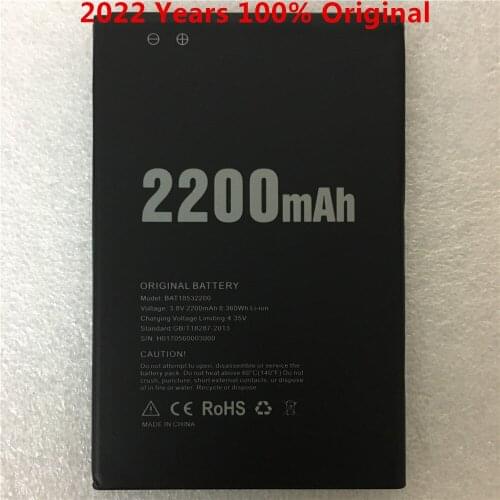 Mobile phone battery for DOOGEE BAT18532200 battery 2200mAh Long standby time for DOOGEE X53 battery Mobile Accessories