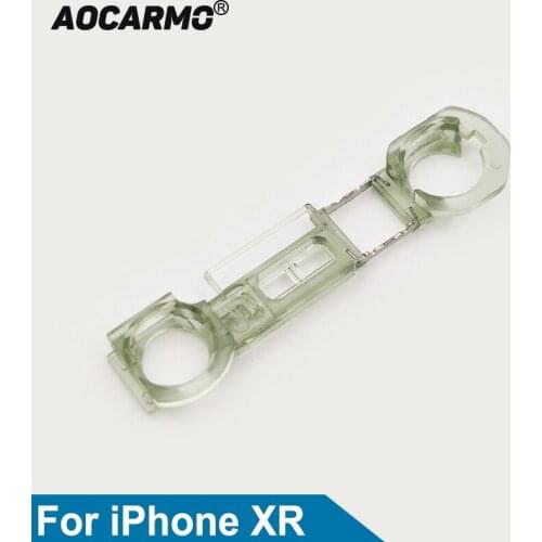 Aocarmo For iPhone XR Ear Speaker Proximity Sensor Front Face Camera Plastic Holder Clip Ring Bracket