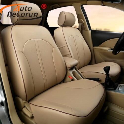 AutoDecorun Custom Fit Cover Car Seat PVC Leather for Toyota Sienna Seat Covers 3 Rows 7 & 8 Seats Cushion Protectors 2004-2019