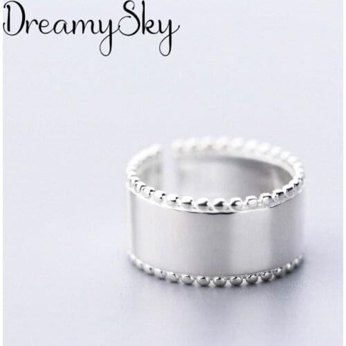 Bohemian Fashion Silver Color Large Antique Rings For Women Girls Big Finger Ring Bridal Jewelry joyas de plata