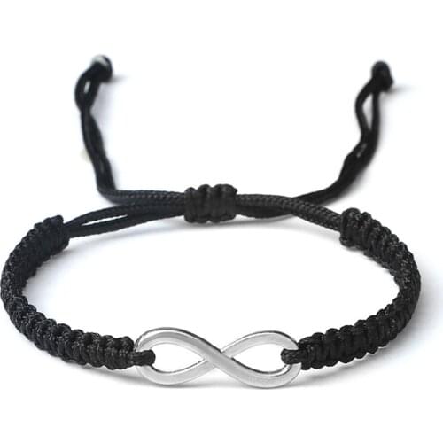 Charm Couple Bracelet Handmade Braided Rope Infinity Friendship Adjustable Bracelets&Bangles For Women Men Fashion Jewelry Gifts