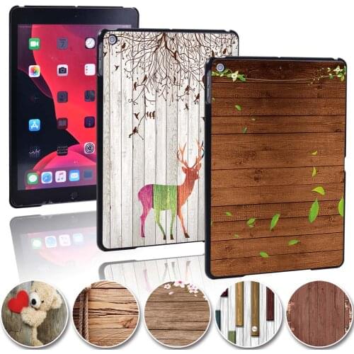 Tablet Case for Apple IPad 2/3/4/ IPad Mini 12345/ IPad Air 1/2/3/ IPad Pro 11/ 9.7/10.5 Inch- Printed Wood Tablet Cover Case