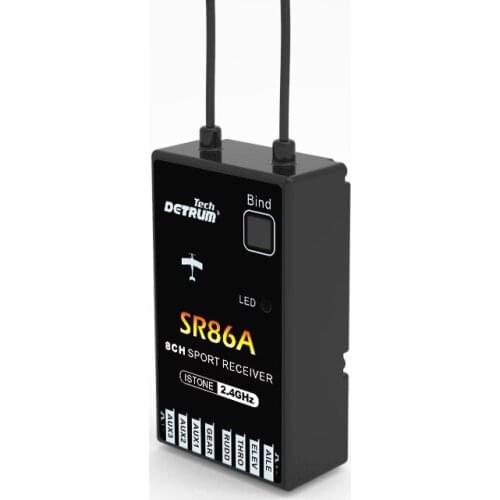 Detrum Istone SR86A 2.4G 8-Channels Micro Receiver Sport Drone Stabilizer For RC Planes RC Airplanes Parts Quadcopter Frame