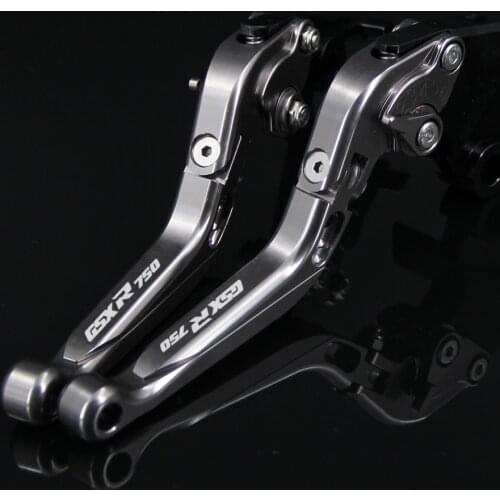 For SUZUKI GSXR 750 GSX R 750 GSXR750 2004 2005 Folding Extendable Motorcycle Brake Clutch Levers Accessories