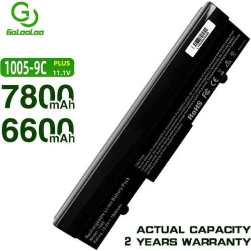 Golooloo 6600MaH Laptop Battery for Asus Eee PC 1001PX 1001PQ 1001HA 1005P 1005 1005HA AL31-1005 AL32-1005 ML32-1005 PL32-1005