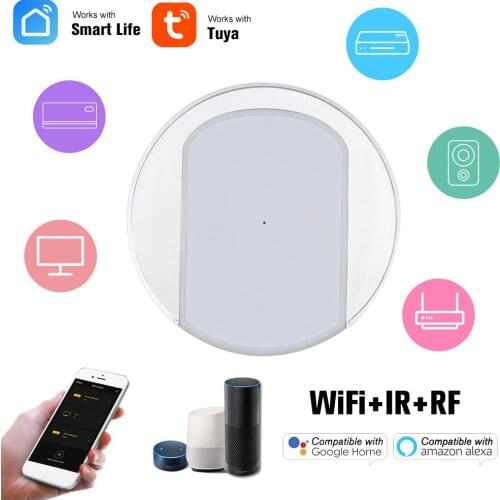 WiFi-IR Remote IR Control Hub Enabled Infrared Universal Remote Controller Tuya Smart Life APP Compatible with Alexa Google Home