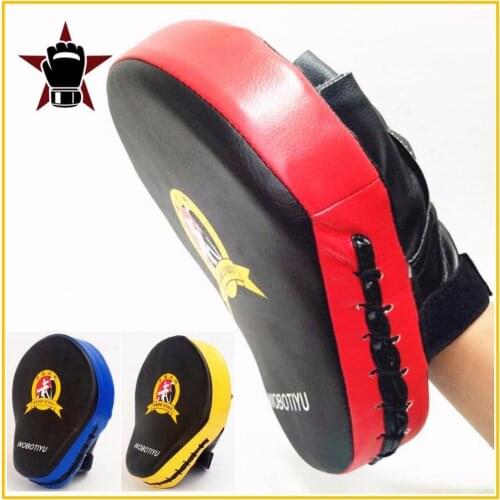 Quality Hand Target MMA Martial Thai Kick Pad Kit Black Karate Training Mitt Focus Punch Pads Sparring Boxing Bags