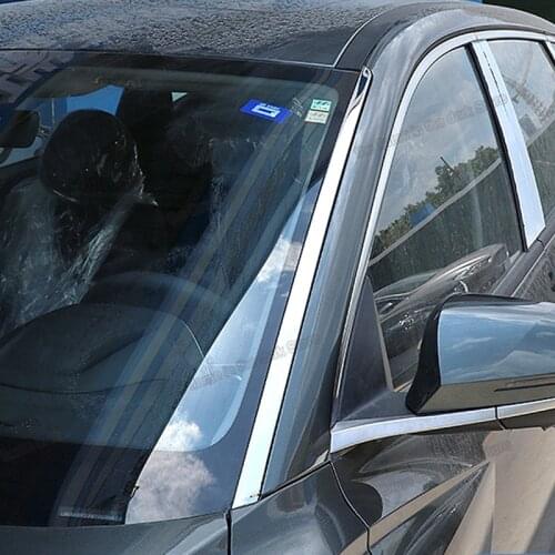 Lsrtw2017 Car Front Window Windshield Side Trim Decoration for Hyundai Tucson 2021 2021 Nx4 Accessories Auto Styling Parts Kit